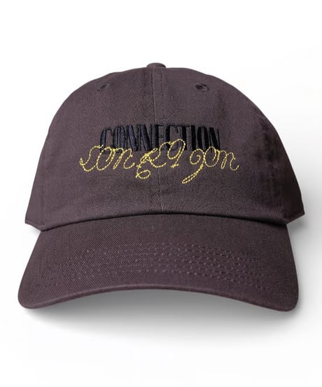 “CONNECTION” cap(charcoal)