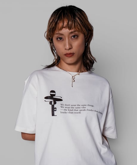 key logo print tee(white)