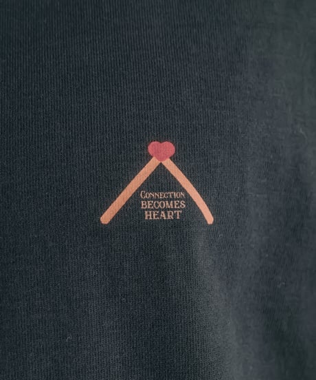 matchstick print tee (Black)