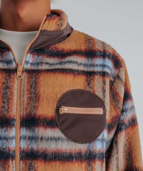 reversible boa jacket (Multi brown)