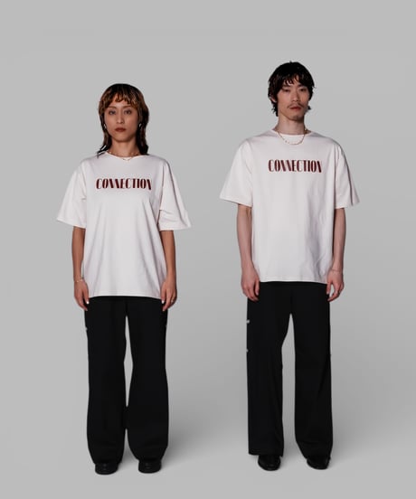 CONNECTION FES Print tee(white)