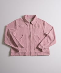 comfortable western jacket(smoke pink)