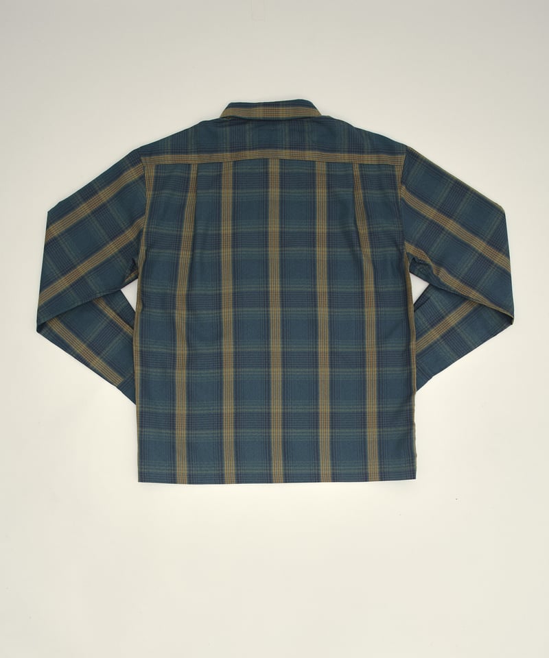 mix rayon Open Collar Shirt（blue） | osolo Conne