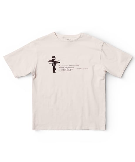 key logo print tee(white)