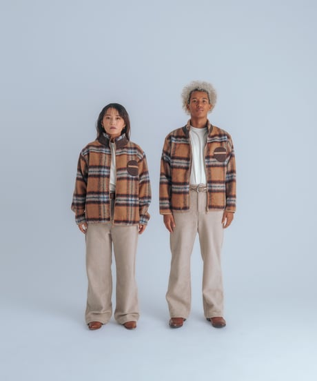 reversible boa jacket (Multi brown)