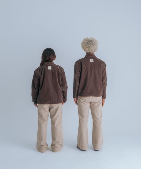 reversible boa jacket (Multi brown)