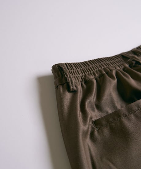 side stripe wool mix pants(brown)