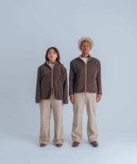reversible boa jacket (Multi brown)