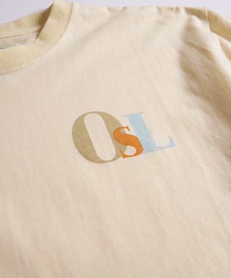 OSL graphic print tee s/s(natural)