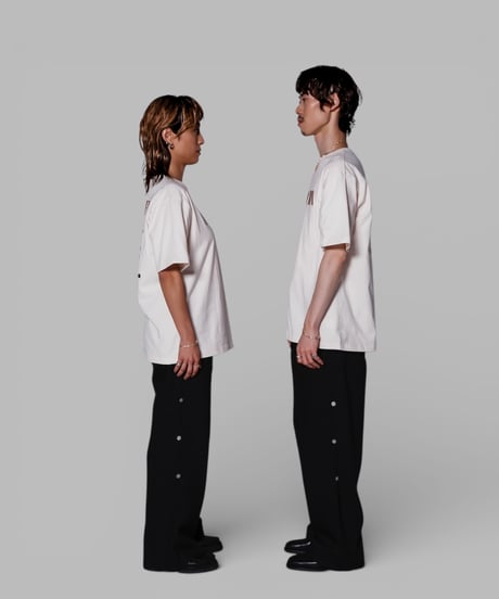 CONNECTION FES Print tee(white)