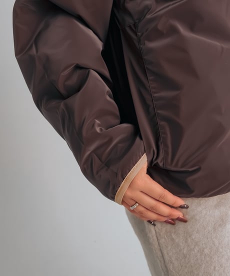 reversible boa jacket (Multi brown)