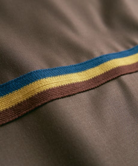 waist strap wool mix vest(brown)