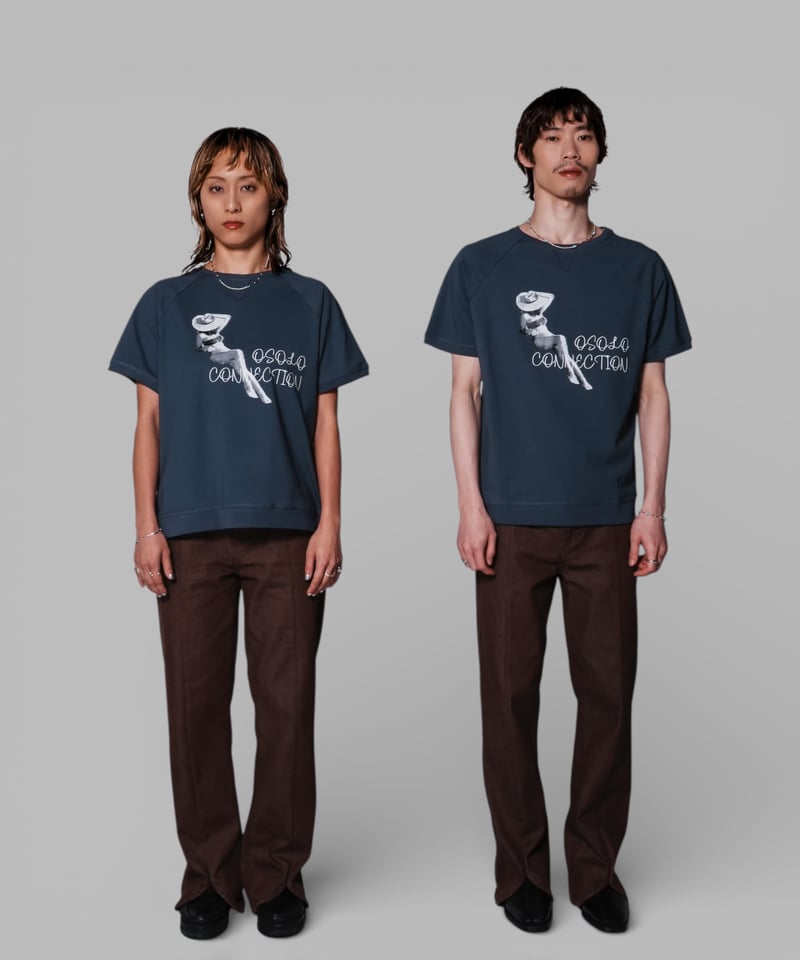 obscured beauty tee(dusty navy) | osolo Connection