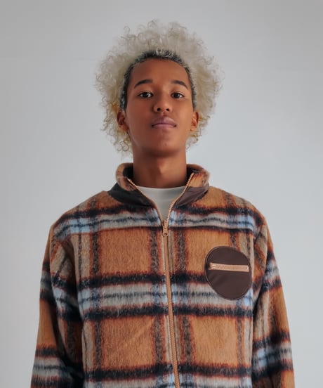 reversible boa jacket (Multi brown)