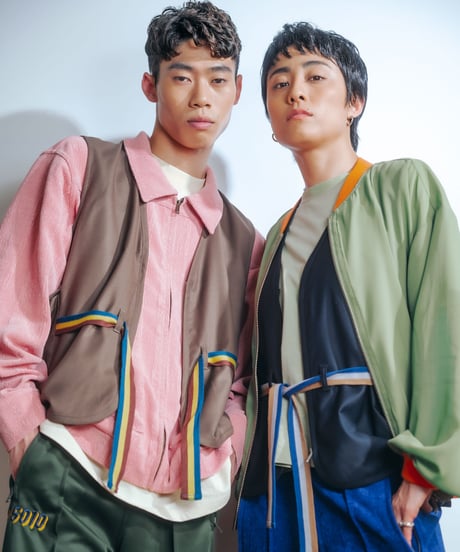 comfortable western jacket(smoke pink)