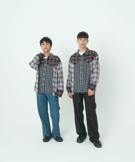 Rondom Pattern Short Shirts（MIX）