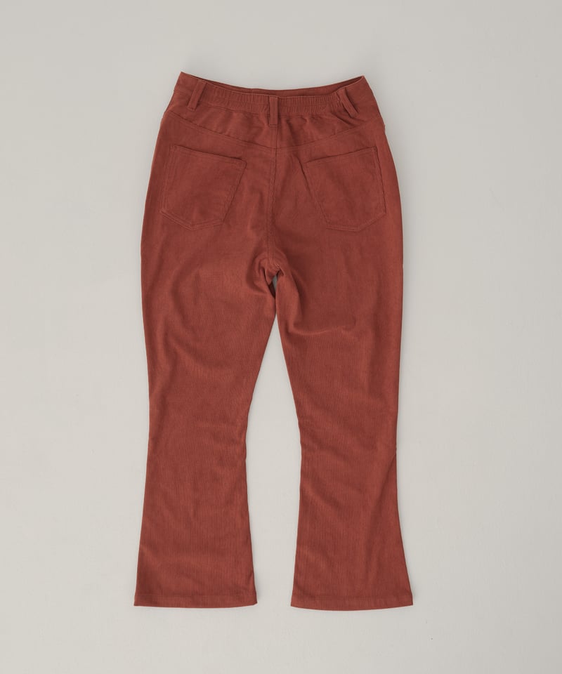 H WOOL MOHAIR FLARE PANTS