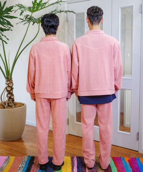 comfortable wakka pants(smoke pink)
