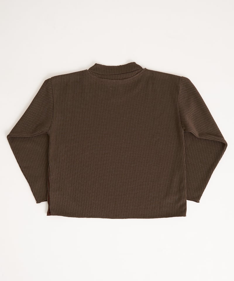 NICHOLAS DALEY WAFFLE ROLL NECK XS ブラウン NICHOLAS DALEY WAFFLE ROLL NECK XS ブラウン
