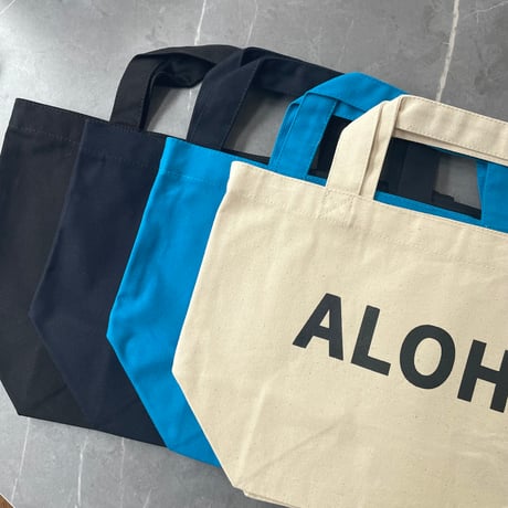 ALOHA and Sea珊瑚　トートバックMサイズ