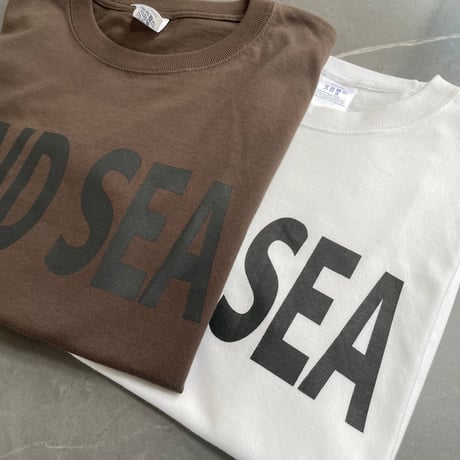 AND SEA ブラックロゴ半袖T