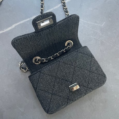 デニム 斜めがけミニbag