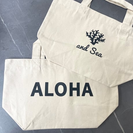（ご予約商品）ALOHA and Sea珊瑚　トートバックMサイズ