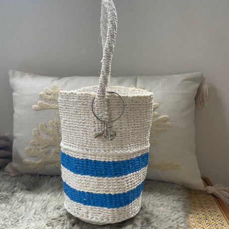 プラスティックサイザルミニBAG ボーダー