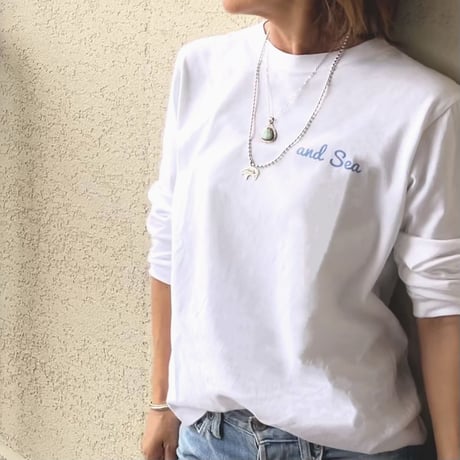 and SeaロゴロングTシャツ