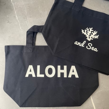 （ご予約商品）ALOHA and Sea珊瑚　トートバックMサイズ