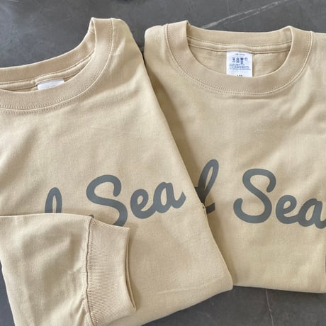 and Seaサンドベージュ ロンT