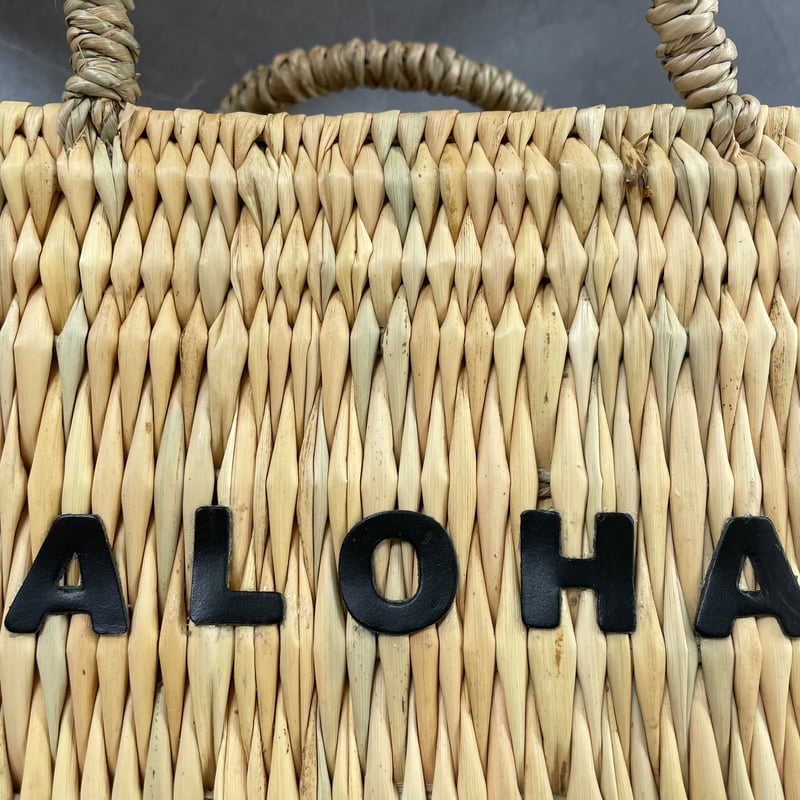 alohana様 オーダーカゴ完成品 ALOHA 横カゴ | and Sea