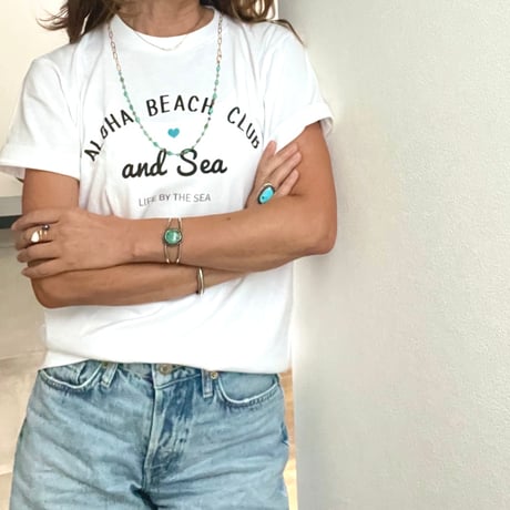 ALOHA BEACH CLUB ❤︎ 半袖Tシャツ