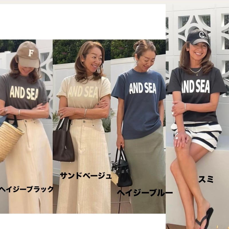 AND SEA 半袖Tシャツ | and Sea
