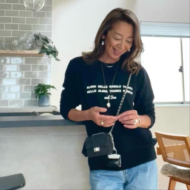 ALOHA HELLO ライトトレーナー | and Sea