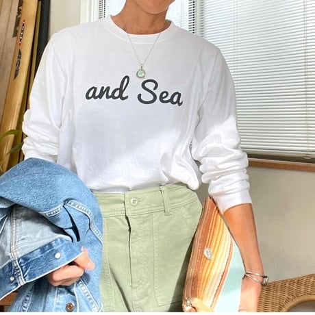 and  Seaロゴ　ロングTシャツ