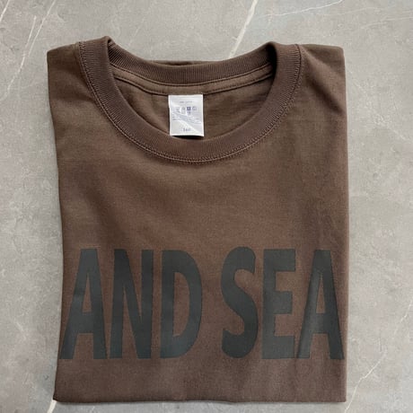 AND SEA ブラックロゴ半袖T