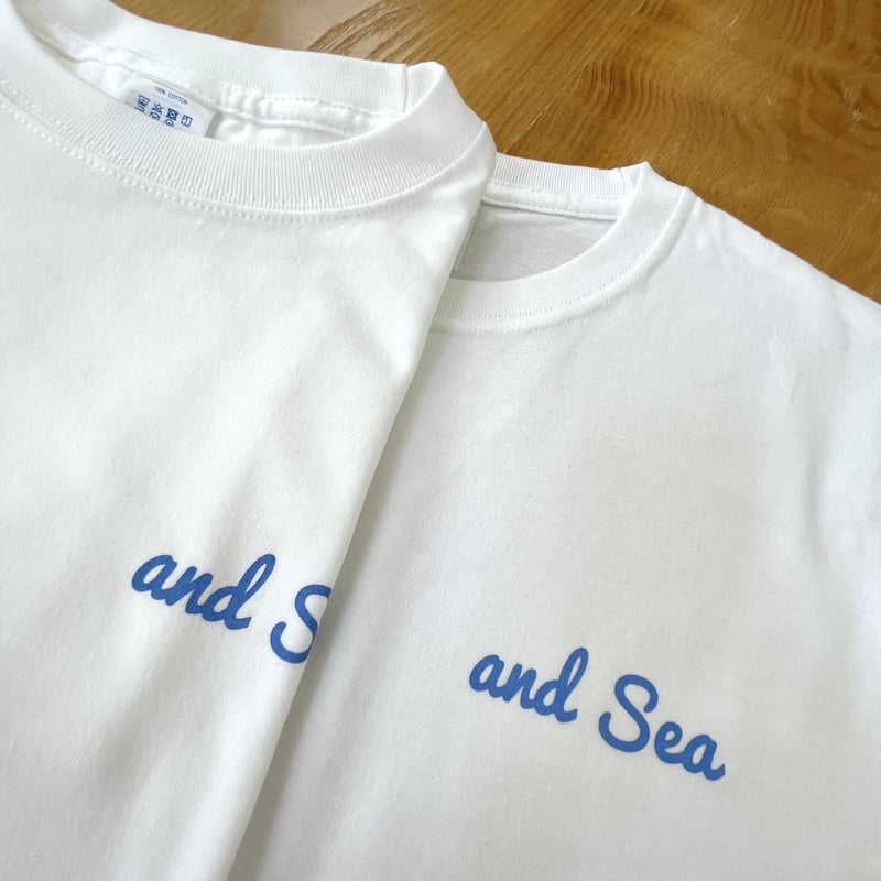 and SeaロゴロングTシャツ | and Sea