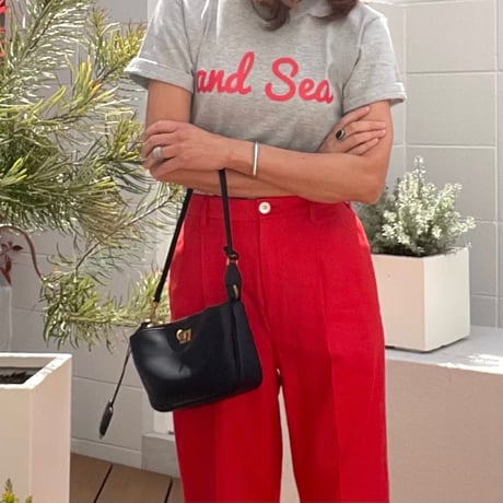 and Sea レッドロゴ半袖T