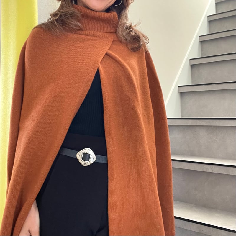 ニットポンチョ | and Sea