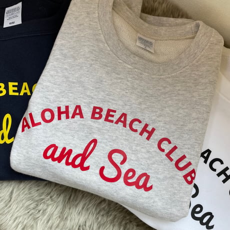 ALOHA BEACH CLUB ライトトレーナー