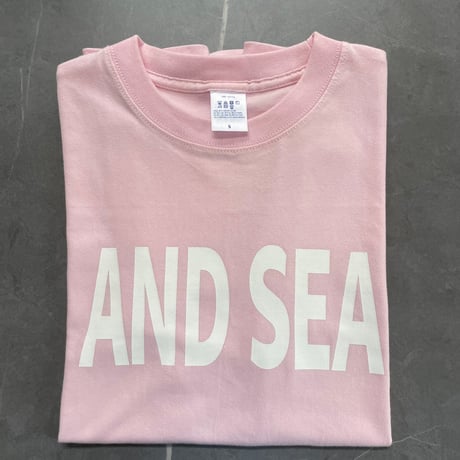 AND SEA　ホワイトロゴ半袖T
