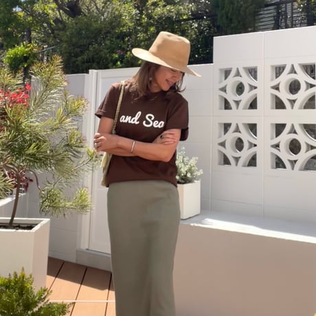 amd Sea ホワイトロゴ　半袖Tシャツ