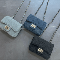 デニム 斜めがけミニbag