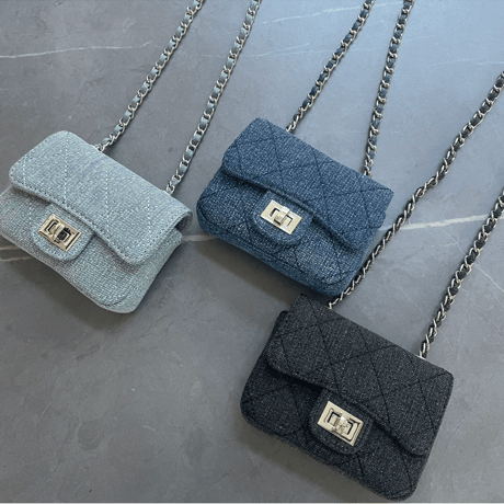 デニム 斜めがけミニbag