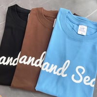 amd Sea ホワイトロゴ　半袖Tシャツ