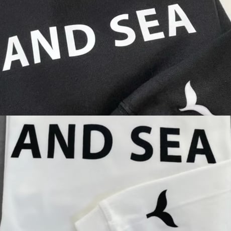 AND SEA ホエール(袖口）ライトレーナー