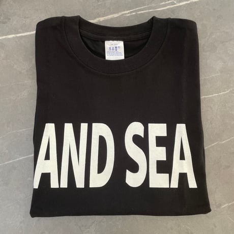 AND SEA ブラック系半袖Tシャツ