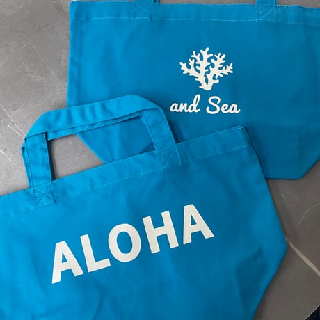 （ご予約商品）ALOHA and Sea珊瑚　トートバックMサイズ