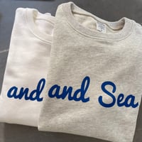 and Sea 珊瑚　ライトトレーナー（ブルー）
